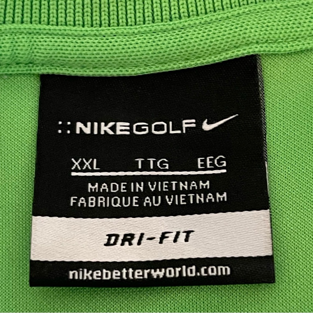 Infiniti Nike Golf Men’s- XXL -Micro Pique Lightweight Grass Green Polo Shirt - Picture 10 of 12